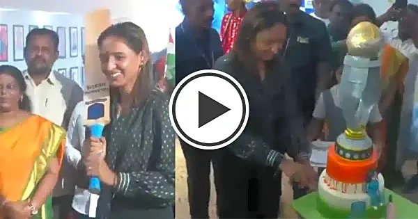 WATCH: Harmanpreet Kaur felicitated at school in Chennai after 2025 World Cup win
