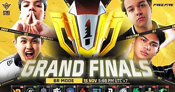 FFWS 2025 Global Finals BR Finals: Match Timings, Teams, Streaming, and More