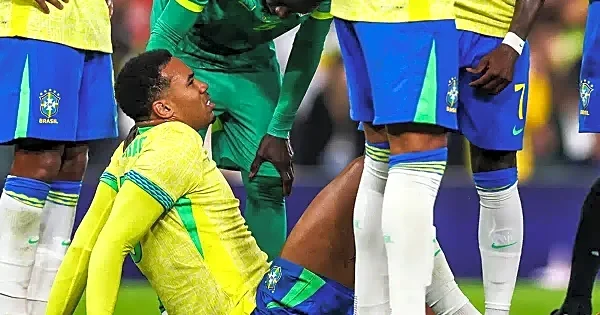 Gabriel suffers groin injury during Brazil’s 2-0 win over Senegal in friendly at Emirates Stadium