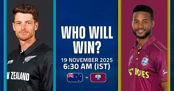 2nd ODI: NZ vs WI Match Prediction, Who will win Today’s match?