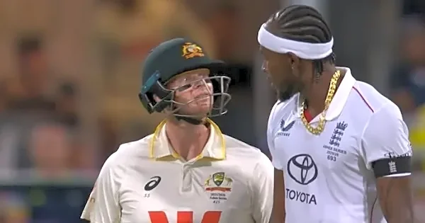 WATCH: Steve Smith and Jofra Archer involved in heated argument during 2nd Ashes Test