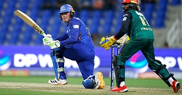 ILT20 Highlights: MI Emirates hold on to stun Dubai Capitals by seven runs