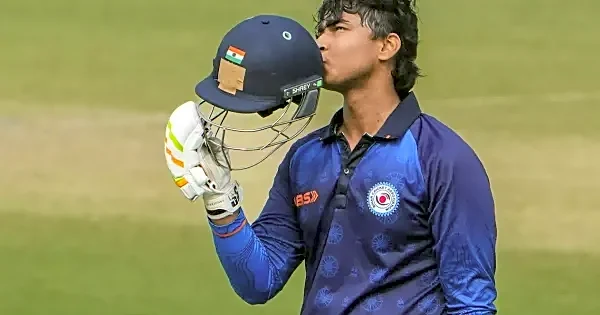 Vaibhav Suryavanshi smashes 36 balls 100 in VHT opener, dismissed for 190