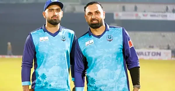 Mohammad Nabi and Eisakhil make history, become the first father-son duo to play in a high level T20 League