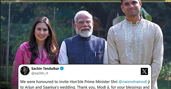Arjun Tendulkar and Saaniya Chandhok Wedding: PM Modi Blessings and Celebration Plans