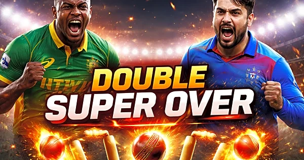 Double Super Over in Cricket History: SA vs AFG Match ICC T20 World Cup 2026