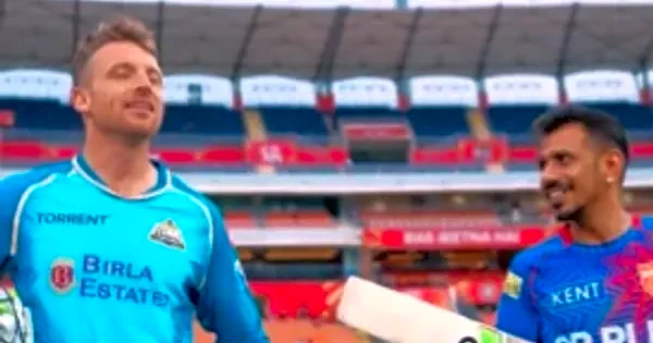 WATCH: Yuzvendra Chahal’s banter with Jos Buttler ahead of PBKS vs GT game goes viral
