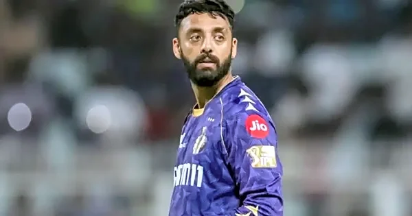 Why is Varun Chakravarthy not playing in the KKR vs PBKS match?