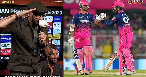 WATCH: Harbhajan Singh salutes Vaibhav Sooryavanshi and Yashasvi Jaiswal for their explosive batting against MI