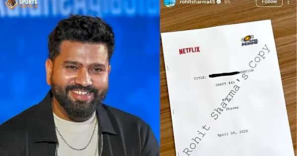 Rohit Sharma’s Cryptic Post Sparks Netflix Collaboration Buzz with Mumbai Indians