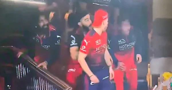 WATCH: Virat Kohli’s reaction on Tim David’s six goes viral on internet
