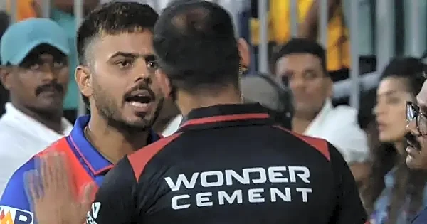 WATCH: Nitish Rana fined 25% match fee after arguing and shouting on umpire during CSK vs DC game
