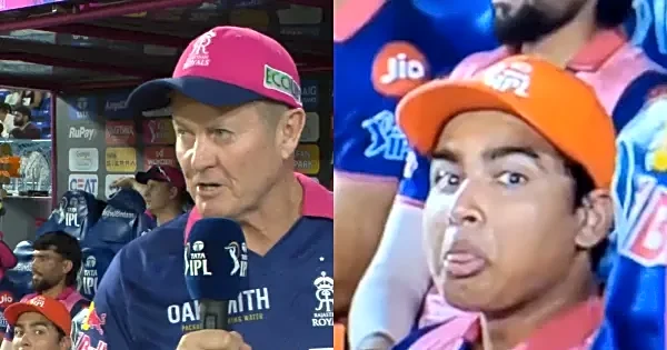 Vaibhav Sooryavanshi makes funny face at camera during SRH vs RR in IPL 2026; hilarious video goes viral