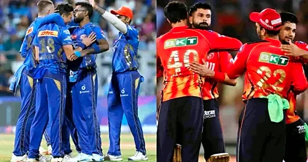 IPL 2026: MI loses two wickets in a single over to Arshdeep Singh