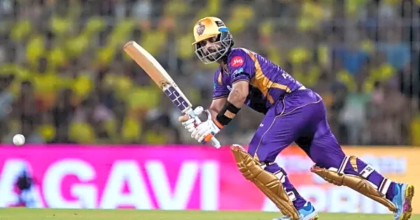 KKR faces early blow, Ajinkya Rahane walks back on golden duck against GT