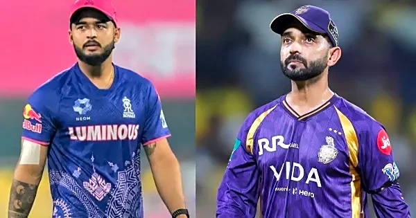 Only positive for KKR this season…X goes wild as RR batting collapses against KKR bowling