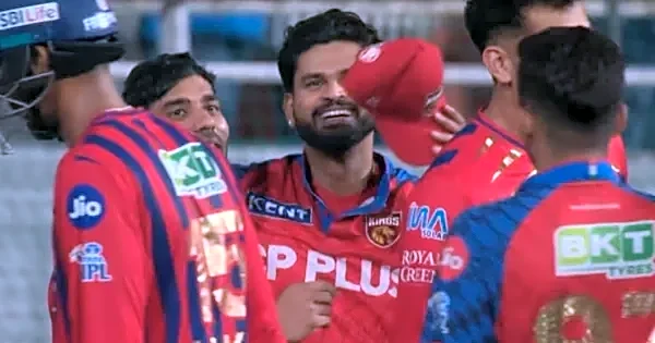 Shreyas Iyer playfully covers Shashank Singh’s face with cap after PBKS victory; visuals viral