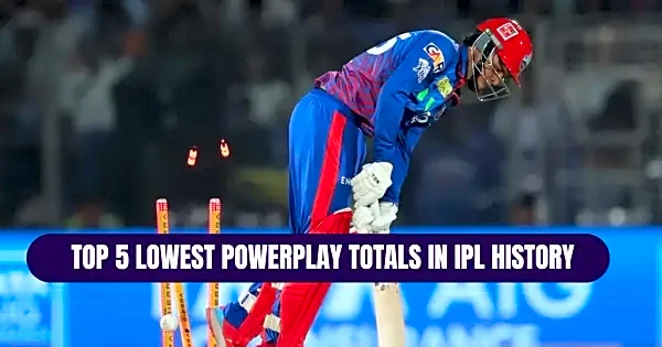 Top 5 Lowest Powerplay Totals in IPL History (2008 - 2026)