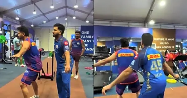 Watch: Rohit Sharma’s gym antics mimicking Shardul Thakur go viral amid injury layoff
