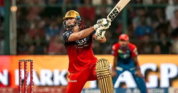Most balls remaining in a successful IPL chase, RCB vs DC, amongst all-time second-highest