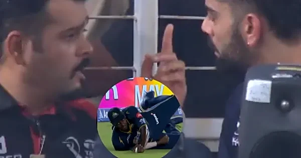 Virat Kohli lands in argument with Umpire regarding Jason Holder’s catch; video viral