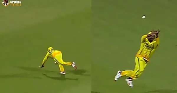 Sarfaraz Khan produces brilliant fielding efforts to dismiss Naman Dhir
