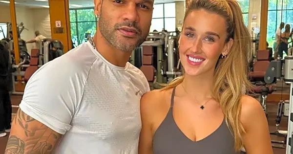 Former Indian cricketer Shikhar Dhawan officially registers his marriage with wife Sophie Shine in Gurugram