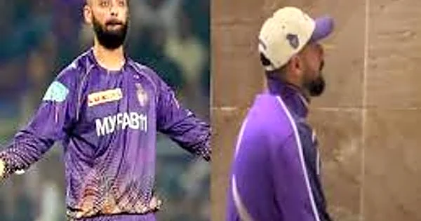 Doubts loom over Varun Chakravarthy’s participation in rest of games as KKR mystery spinner spotted in crutches