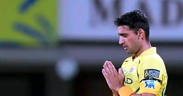 A bowling performance of the decade: Netizens mock Anshul Kamboj for conceding 4 consecutive sixes in the final against LSG