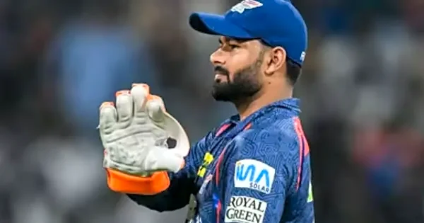 Rishabh Pant fined INR 12 lakh for slow over rate in LSG’s win against CSK