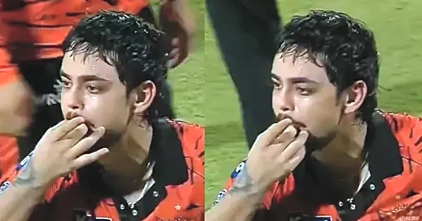 Ishan Kishan takes dig at CSK with ‘Whistle Podu’ celebration after SRH seal playoff spot in IPL 2026