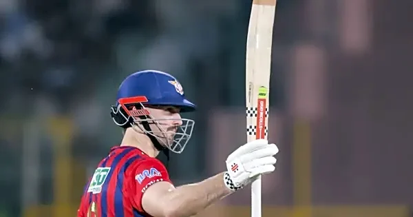 Mitchell Marsh’s blazing 96 powers LSG past 200 against Rajasthan Royals