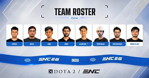 India’s MOBA Legends 5v5 team for Esports Nations Cup 2026 revealed