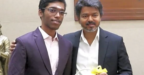Tamil Nadu CM Vijay Meets R Praggnanandhaa; Awards ₹50 Lakh for becoming first Indian to win Norway Chess title
