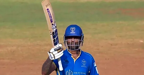 Suryakumar Yadav makes a statement in T20 Mumbai League days after getting removed from Indian team