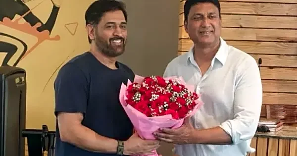JSCA honors MS Dhoni with his sketch during inauguration of Jharkhand Premier League