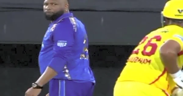 Kieron Pollard and Shubham Ranjane engage in heated altercation at MLC 2026; visuals surface
