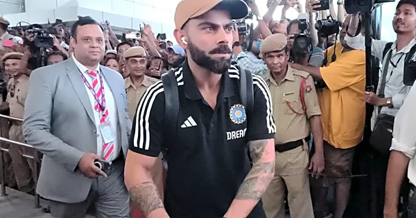 Virat Kohli spotted at the Bengaluru Airport for Fitness Test ahead of England series