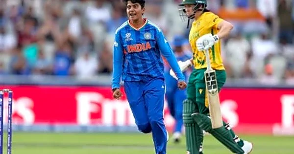 Sree Charani scripts history, climbs to summit of ICC Women's T20I bowling rankings at just 21 years old
