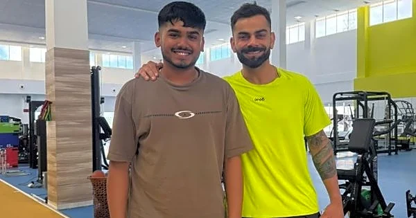 An unforgettable conversation: Ayush Mhatre meets Virat Kohli at Centre of Excellence, shares Instagram picture