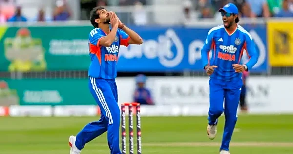 Prince Yadav claims maiden T20I wicket with brilliant breakthrough for India on debut against Ireland