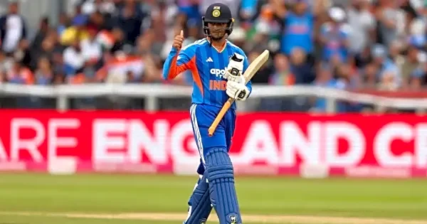 Abhishek Sharma rewrites record books with blistering 20-ball fifty against England in first T20I