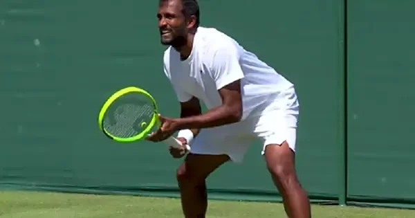 Sriram Balaji and Marcelo Demoliner take opening-set lead at Wimbledon