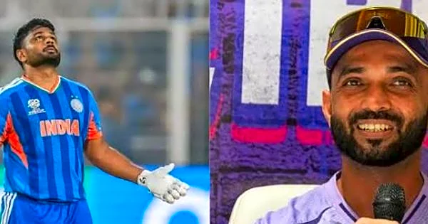 "Find it odd": Ajinkya Rahane questions Sanju Samson's omission from India's Zimbabwe T20I squad