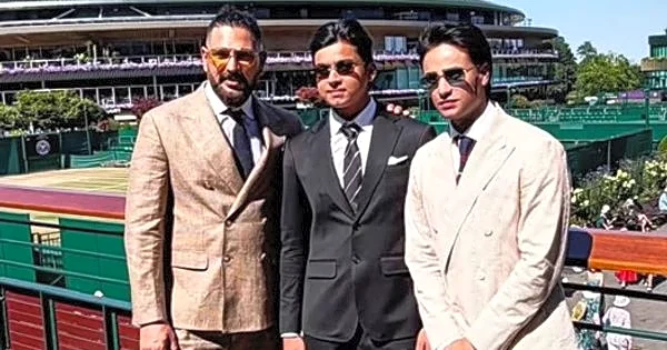 Yuvraj Singh, Abhishek Sharma and Vaibhav Sooryavanshi mark presence at Wimbledon Final together