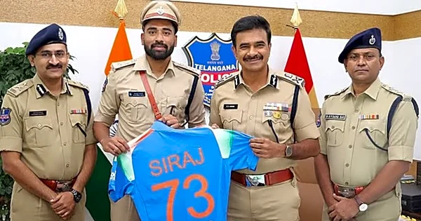Mohammed Siraj Meets Telangana DGP, Shares Special Instagram Post That Goes Viral