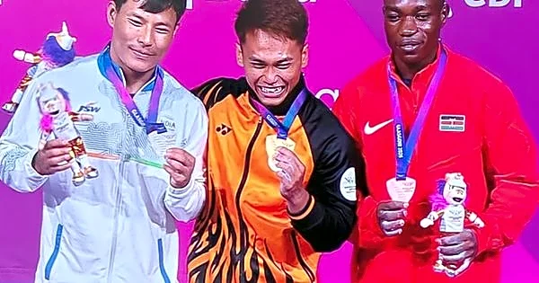 Rishikanta Singh clinches silver medal at 2026 Commonwealth Games in men’s 60 kgs weightlifting