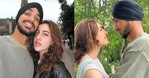 "My Person": Arshdeep Singh confirms relationship with actor-model Samreen Kaur with picture on Instagram