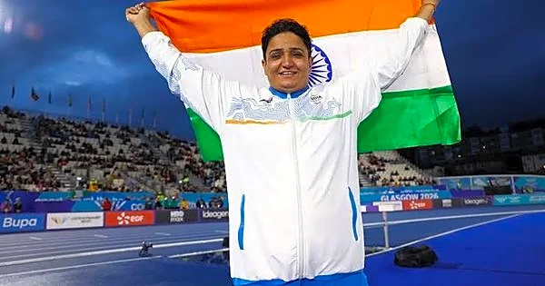 Sharmila Dhankar Wins India's First Commonwealth Games Para Athletics Gold in Women's Shot Put F57