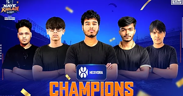 HEXVORA Crowned Inaugural BGMI: NAYE KHILADI Champions